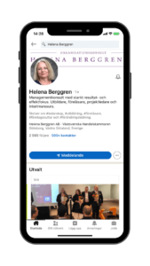 Helena Berggrens profil på LinkedIn